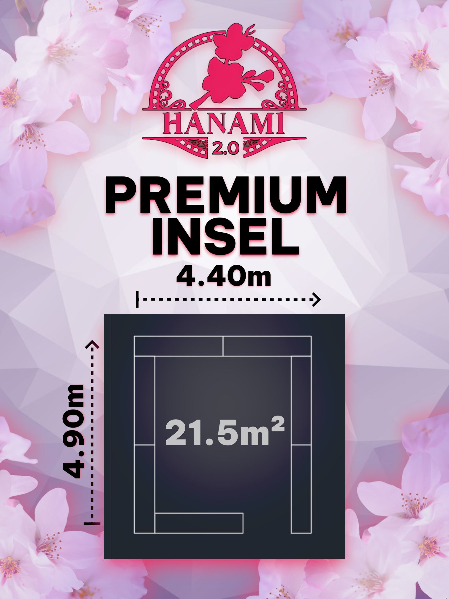 Premium-Insel - Hanami 2.0 - auf Anfrage