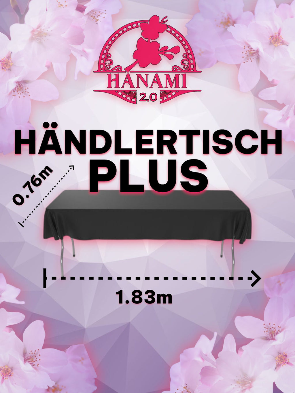 Händlertische - Block C + D - Hanami 2.0