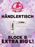 Händlertisch EXTRA BIG L - Block B - Hanami 2.0